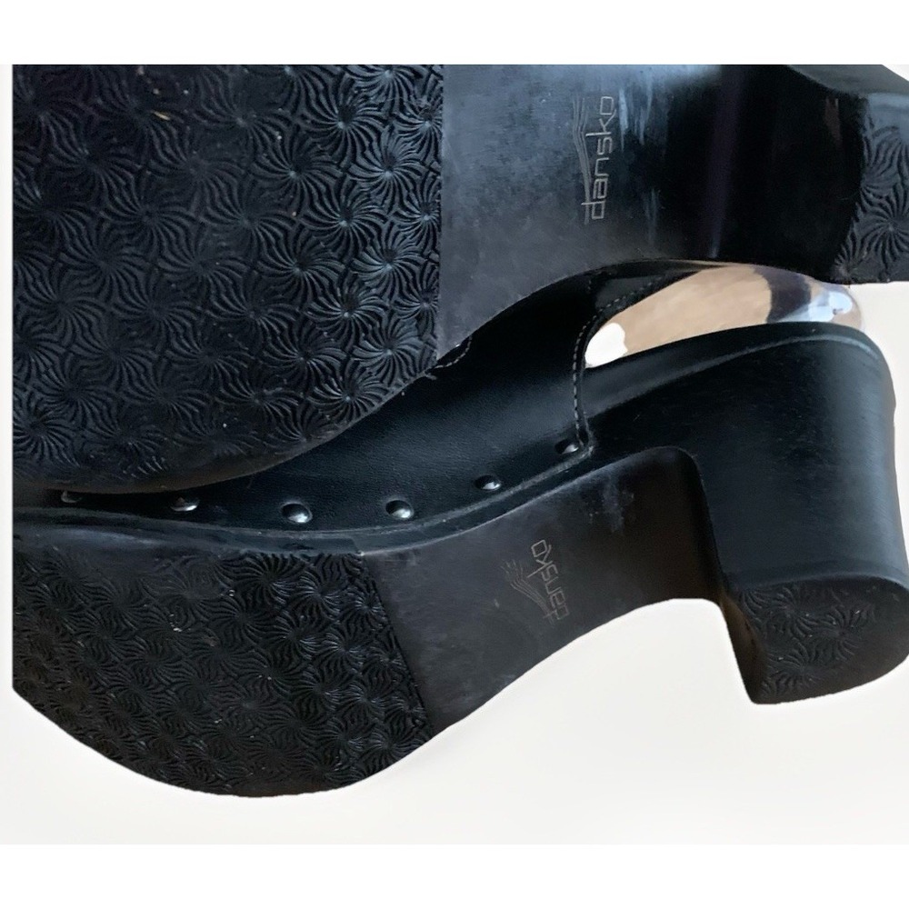 Dansko Rowena Heeled Slingback Peep-Toe Sandals - Picture 8 of 10
